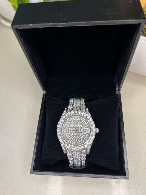 ساعت مچی مردانه رولکس فولنگین سیلور با گارانتی Rolex