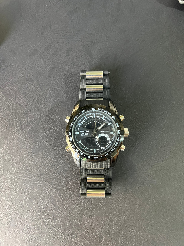 ساعت مچی مردانه اورجینال دوزمانه BISTEC با گارانتی