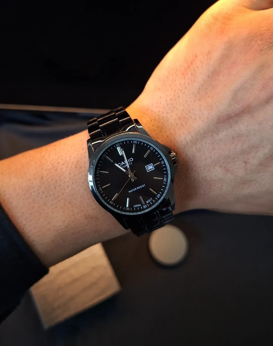 ساعت مچی مردانه کاسیو مشکی کلاسیک با گارانتی Casio