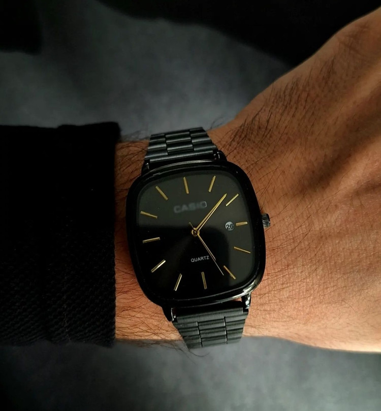 ساعت کاسیو مردانه اولدمانی مشکی casio