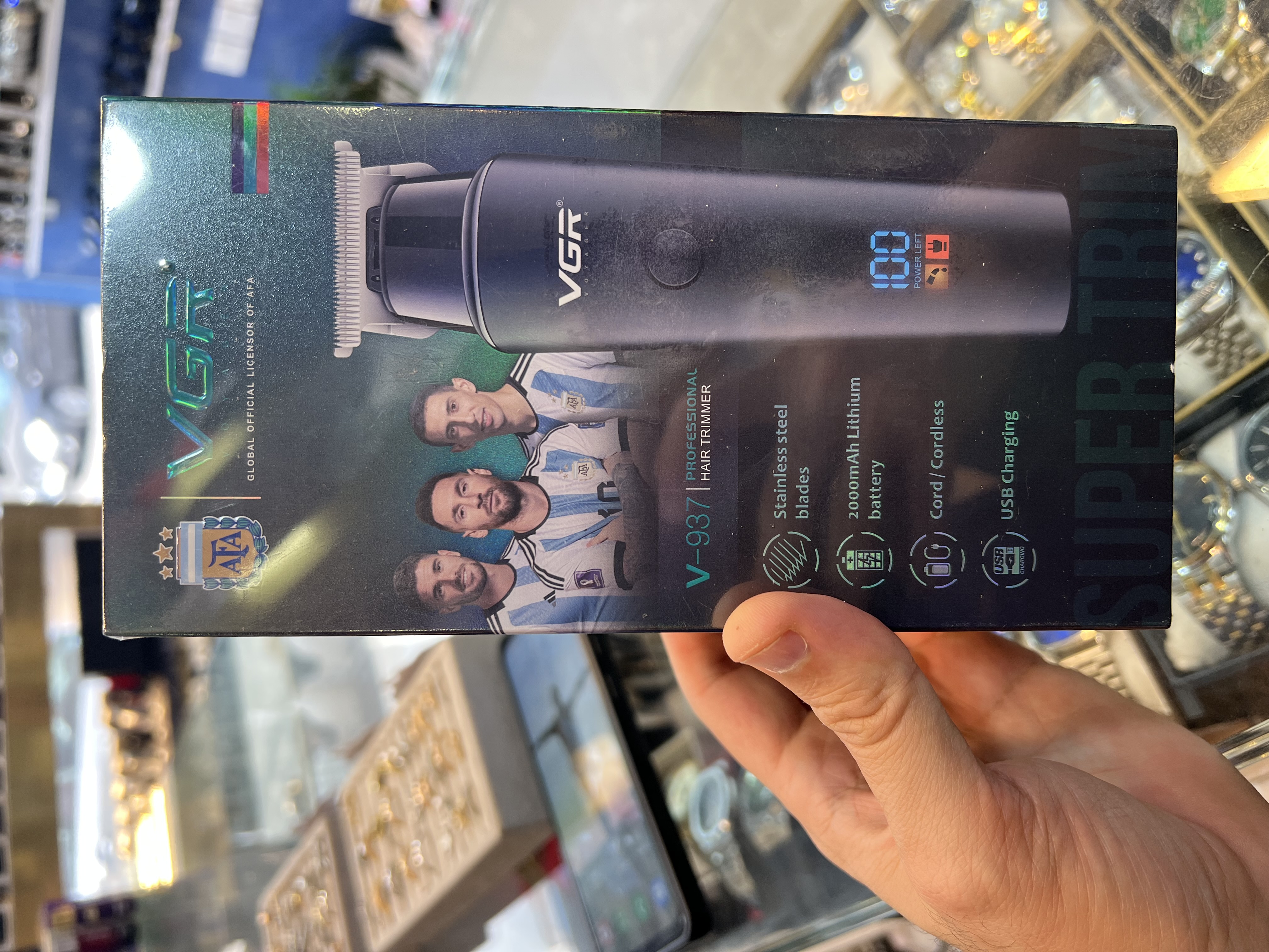 ریشتراش حرفه ای وی‌جی آر مدل VGR-937 با گارانتی